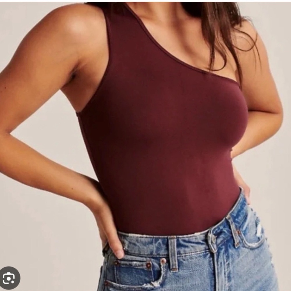 Abercrombie & Fitch One Shoulder Bodysuit